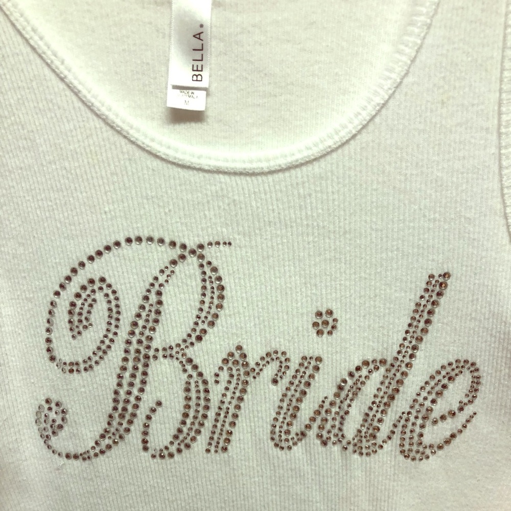 Bride White Tank Top